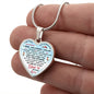 Father and Daughter Gift - To My Daughter Necklace Heart Pendant Luxury Trending Jewelry For Women
