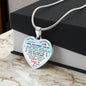 Father and Daughter Gift - To My Daughter Necklace Heart Pendant Luxury Trending Jewelry For Women