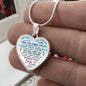 Father and Daughter Gift - To My Daughter Necklace Heart Pendant Luxury Trending Jewelry For Women
