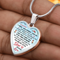 Father and Daughter Gift - To My Daughter Necklace Heart Pendant Luxury Trending Jewelry For Women