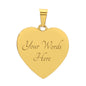 Luxury Necklace Pendant - Birthday Gift for Step Daughter - Even Though You Aren't My Blood I Love You As If You Were - Great Gift From Step Father Mother