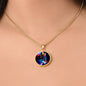 Wild Wolves Lovers Gift - Luxury Circle Necklace special animal lover, wolf lover, zoo keeper...