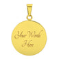 Laura Tiegen Circle Necklace