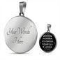 Gift for Grandson from Grandfather Grandpa - Luxury Necklace Gift Idea - You Are Braver Than You Believe Stronger Than You Seem - Birthday Gift Ideas