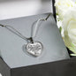 Daughter Gift Ideas From Mom Mother Aunt - Inspirational Jewelry Necklace Heart Pendant - Perfect for Birthday Graduation Back to School or Any Special Occasion Anniversary