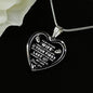 To My Girlfriend, Valentine Day Ideas for Her - Inspirational Romantic Luxury Heart Necklace Gift For Birthday, Wedding or Special Occasion.