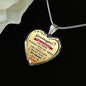 Great Gift To My Granddaughter For Birthday - Novelty Heart Necklaces from Grandpa Granddad Grandfather