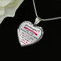 To My Granddaughter Birthday Gifts Novelty Heart Necklaces from Grandpa Granddad Grandfather