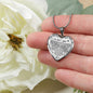 Valentine Gift For Girlfriend Lover - Novelty Inspirational Romantic Luxury Heart Necklace