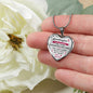 To My Granddaughter Birthday Gifts Novelty Heart Necklaces from Grandpa Granddad Grandfather