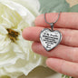 Daughter Gift Ideas From Mom Mother Aunt - Inspirational Jewelry Necklace Heart Pendant - Perfect for Birthday Graduation Back to School or Any Special Occasion Anniversary
