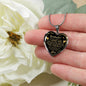 Gift for Granddaughter from Grandpa Grandparent - Inspirational Novelty Luxury Heart Necklace for Birthday Christmas or Gift Occasion