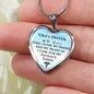 CNA's Prayer, Great Gift for Nurse Assistant - Unique Inspirational Luxury Charm Necklace For Birthday Nursing Day or any Special Occasion