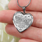 Valentine Gift For Girlfriend Lover - Novelty Inspirational Romantic Luxury Heart Necklace