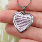 Great Gift To My Wonderful Daughter Inspirational Jewelry Necklace Heart Pendant - Perfect Present From Dad Father for Birthday Graduation Back to School or Any Special Occasion Anniversary