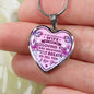Great Gift For Wife - Valentine's Day Gift From Husband Lover, Novelty Romantic Unique Luxury Heart Necklace
