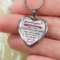 To My Granddaughter Birthday Gifts Novelty Heart Necklaces from Grandpa Granddad Grandfather