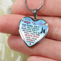 Birthday Gift, Valentine Gift Ideas, Husband and Wife Gift - Luxury Unique Inspirational Heart Necklace