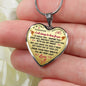 Dad To Daughter Gift Ideas from Daddy Father Papa - Inspirational Unique Novelty Luxury Necklace For Birthday Xmas Back to School or any Gift Occasion