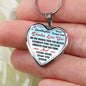 Birthday Gift For Granddaughter Luxury Heart Necklace from Grandma Grandmother