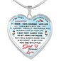 Father and Daughter Gift - To My Daughter Necklace Heart Pendant Luxury Trending Jewelry For Women