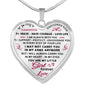 Dad Daughter Birthday Gift from Daddy Father Papa - Inspirational Unique Novelty Luxury Necklace For Xmas Back to School or any Gift Occasion