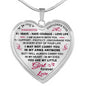 Dad And Daughter Gift From Father Daddy - To My Daughter Novelty Luxury Necklace (132869386267)