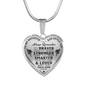 Daughter Gift From Dad - To My Amazing Daughter Inspirational Jewelry Necklace Heart Pendant - Perfect for Birthday Graduation Back to School or Any Special Occasion Anniversary