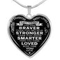 Daddy to Daughter Gift Ideas From Daddy Papa Luxury Necklace For Birthday Back to School Wedding or any Occasion Gifts
