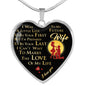 Husband and Wife Gift - Novelty Romantic Luxury Necklace Gift for Valentine Wedding Birthday or Special Occasion