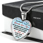 Birthday Gift For Granddaughter Luxury Heart Necklace from Grandpa Grandfather (133442179300)