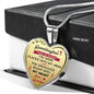 Great Gift To My Granddaughter For Birthday - Novelty Heart Necklaces from Grandpa Granddad Grandfather