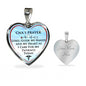 CNA's Prayer, Great Gift for Nurse Assistant - Unique Inspirational Luxury Charm Necklace For Birthday Nursing Day or any Special Occasion