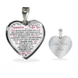 Daughter Birthday Gift from Daddy Father Papa - Inspirational Unique Novelty Luxury Necklace For Xmas Back to School or any Gift Occasion