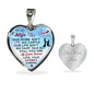 Birthday Gift, Valentine Gift Ideas, Husband and Wife Gift - Luxury Unique Inspirational Heart Necklace