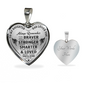 Daughter Gift From Dad - To My Amazing Daughter Inspirational Jewelry Necklace Heart Pendant - Perfect for Birthday Graduation Back to School or Any Special Occasion Anniversary