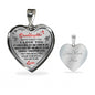 To My Granddaughter - Love, Grandpa Luxury Heart Necklace Gift Ideas For Birthday Christmas Anniversary or Special Occasion