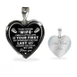 To My Girlfriend, Valentine Day Ideas for Her - Inspirational Romantic Luxury Heart Necklace Gift For Birthday, Wedding or Special Occasion.