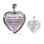 Great Gift To My Wonderful Daughter Inspirational Jewelry Necklace Heart Pendant - Perfect Present From Dad Father for Birthday Graduation Back to School or Any Special Occasion Anniversary