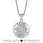 To My Amazing Daughter - Never Forget That I Love You - Luxury Novelty Necklace Gift From Father Dad Daddy Papa - Birthday Graduation Back to School or Any Special Occasion Gift Ideas
