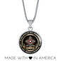 Great Gift for Grandson from Grandma - As God Loved His Only Begotten Son I Will Love Protect and Encourage You Novelty Inspiration Luxury Charm Necklace - Best Gift For Birthday Christmas or any Special Occasion