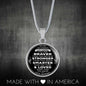 Great Gift to My Grandson from Grandmother Grandma - Luxury Necklace and Bangle Gift Ideas - You Are Braver Than You Believe Stronger Than You Seem ... Loved More Than You Love - Birthday Gift Ideas