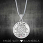 To My Amazing Daughter - Never Forget That I Love You - Luxury Novelty Necklace Gift From Father Dad Daddy Papa - Birthday Graduation Back to School or Any Special Occasion Gift Ideas