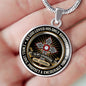 Great Gift for Grandson from Grandma - As God Loved His Only Begotten Son I Will Love Protect and Encourage You Novelty Inspiration Luxury Charm Necklace - Best Gift For Birthday Christmas or any Special Occasion