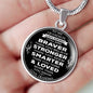 Great Gift to My Grandson from Grandmother Grandma - Luxury Necklace and Bangle Gift Ideas - You Are Braver Than You Believe Stronger Than You Seem ... Loved More Than You Love - Birthday Gift Ideas