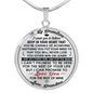 Grandmother to Grandson Luxury Novelty Necklace - Best present for Anniversary Present or Birthday Gifts