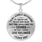 Great Gift for Boyfriend - Romantic Necklace for Valentine Wedding Birthday - Unique Luxury Necklace Gift Ideas From WIfe Lover