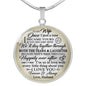 Husband and Wife Gift - Romantic Inspirational Unique Luxury Necklace Gift for Valentine's Day Wedding or Special Occasion