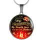 Gift for Wife - Valentine's Day Gift - To My Gorgeous Wife Thank You For Being My Best Friend - My Naughty Lover And My Life Partner - Luxury Necklace Novelty Bangle - Wedding Anniversary Birthday Presents From Husband