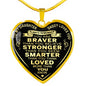 Daddy to Daughter Gift Ideas From Daddy Papa Luxury Necklace For Birthday Back to School Wedding or any Occasion Gifts